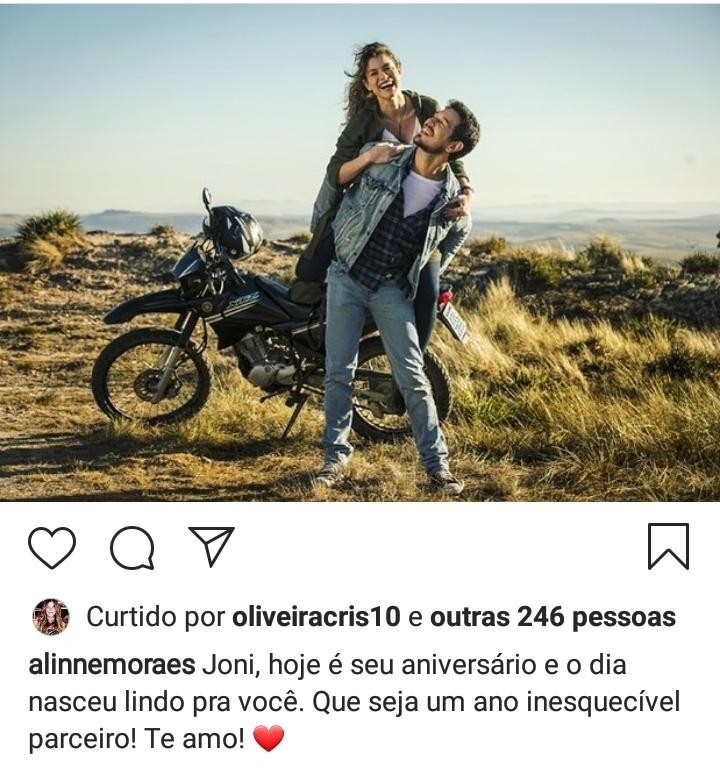 Alinne Moraes e João Vicente (Foto: Reprodução/Instagram)