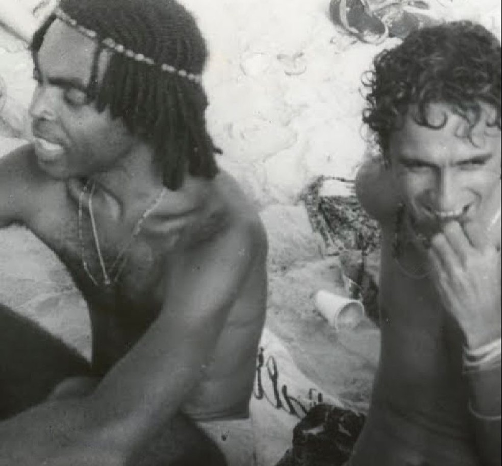 Caetano e Gil  — Foto: Reprodução/Instituto Gilberto Gil