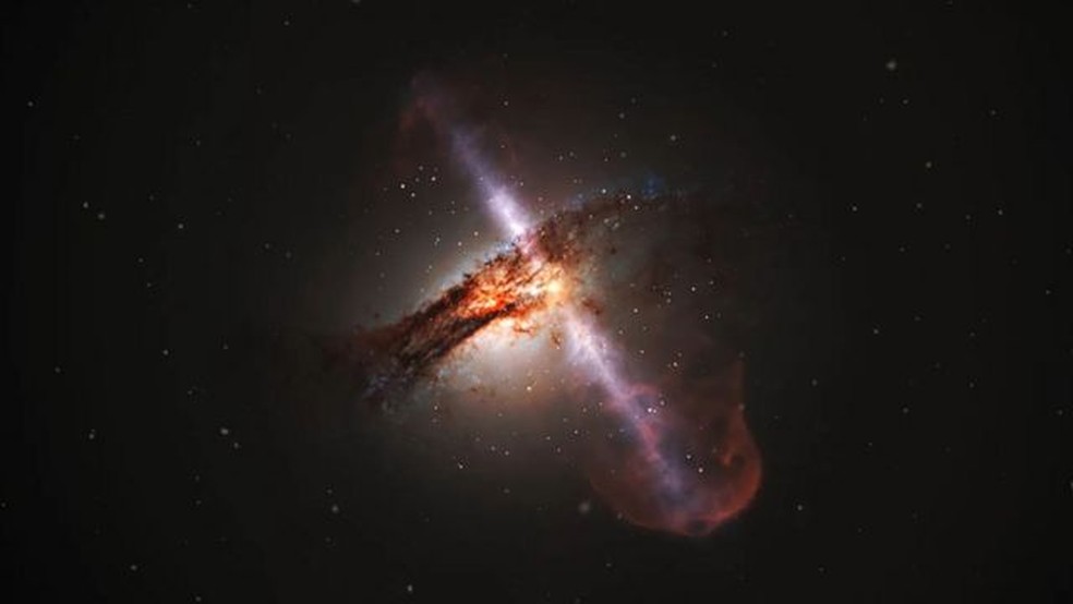 Buracos negros — Foto: Nasa