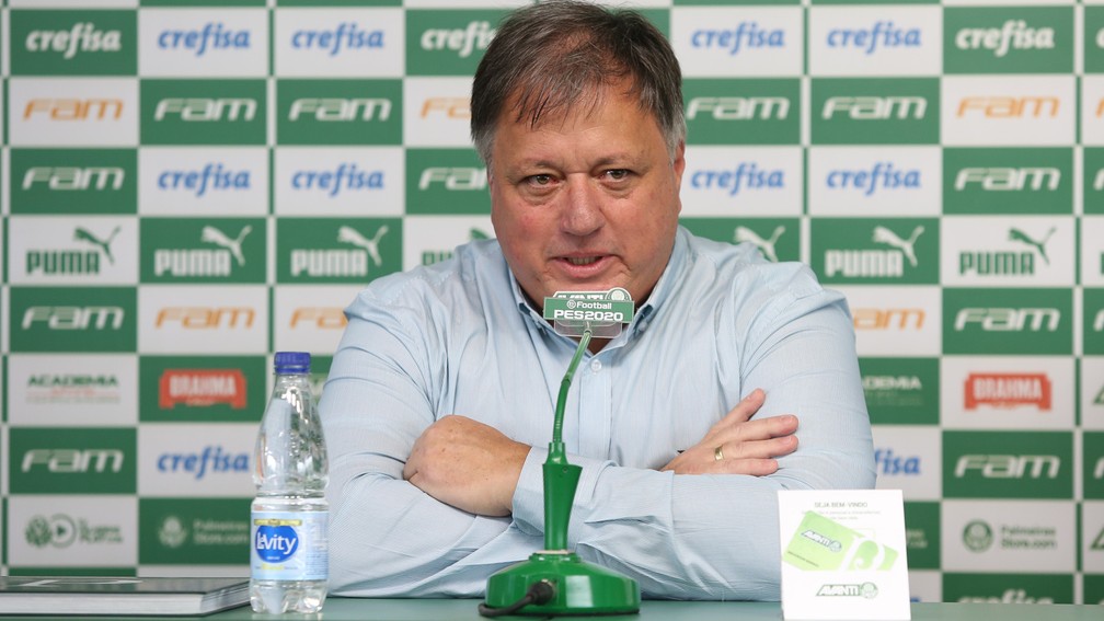 Anderson Barros elogiou Michael, mas o comparou ao garoto Gabriel Veron � Foto: Cesar Greco/Ag Palmeiras