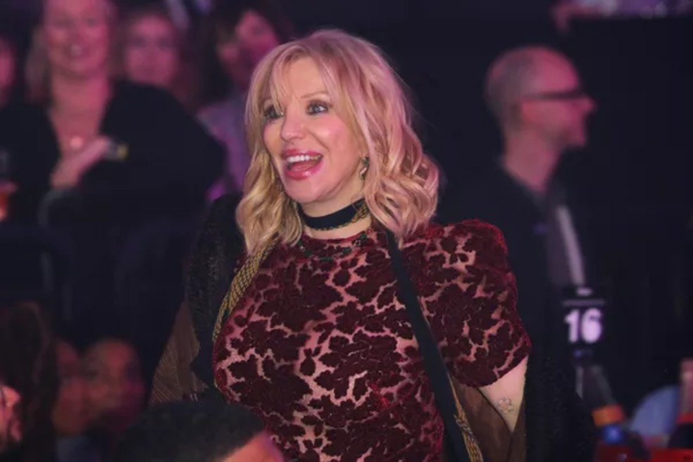 A cantora Courtney Love no NME Awards 2020, em Londres (Foto: Getty Images) — Foto: Getty Images