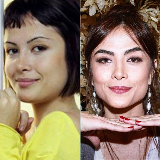 O antes e depois das sobrancelhas de Maria Casadeval talvez seja o mais perceptível (Foto: Reprodução/Instagram)