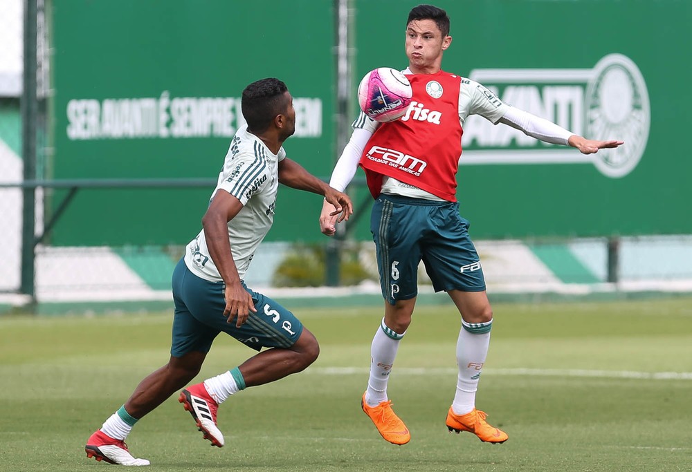 Palmeiras treina na Academia de Futebol