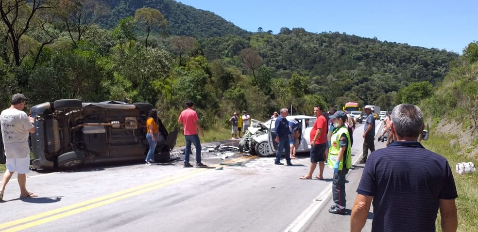Homem morre em acidente na BR-282 na Serra de SC | Santa Catarina | G1
