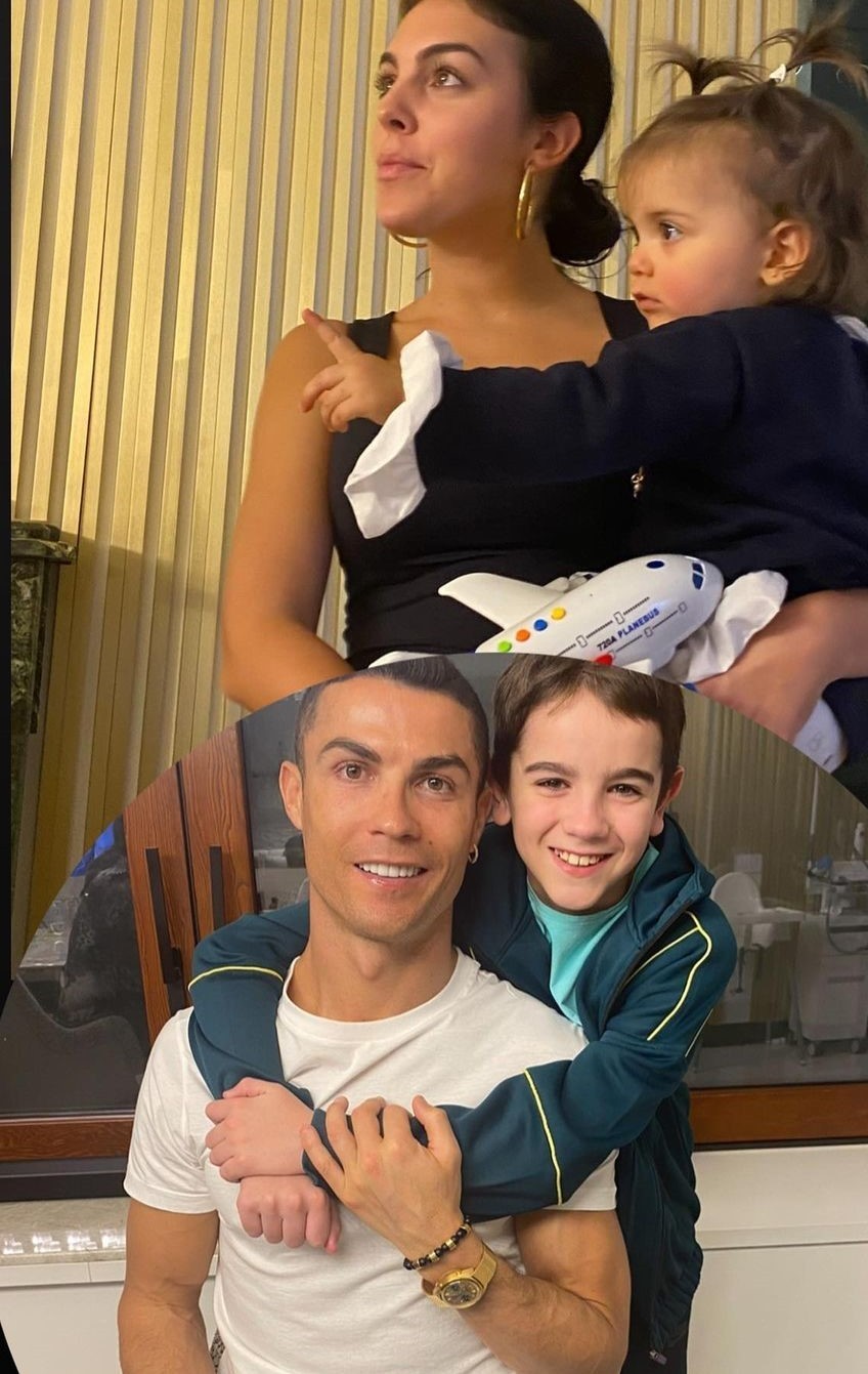 Cristiano Ronaldo e a namorada Georgina Rodríguez (Foto: reprodução Instagram )