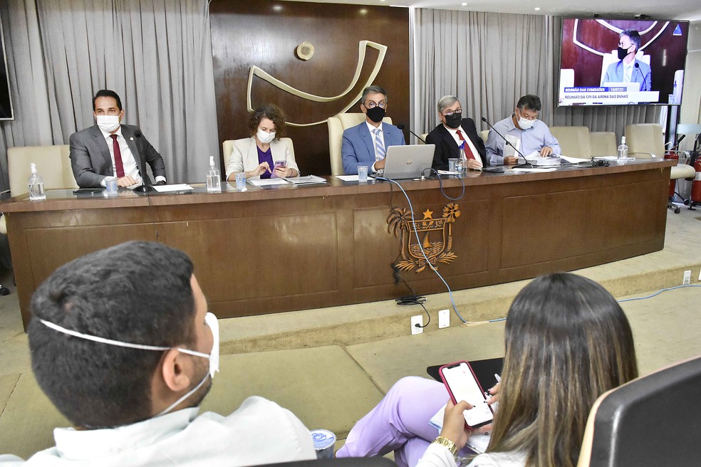 CPI da Arena das Dunas define primeiros convocados para depoimentos na Assembleia Legislativa do RN.  — Foto: Eduardo Maia/ALRN/Divulgação