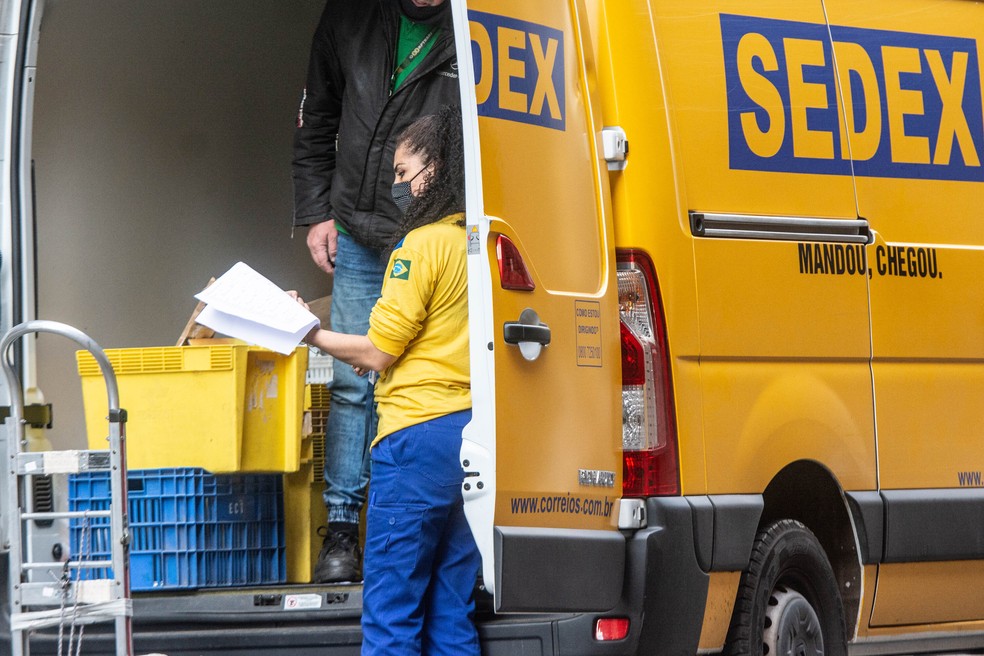 PL aprovado pela Câmara dos Deputados sobre a privatização dos Correios segue agora para análise do Senado — Foto: EVANDRO LEAL/ENQUADRAR/ESTADÃO CONTEÚDO