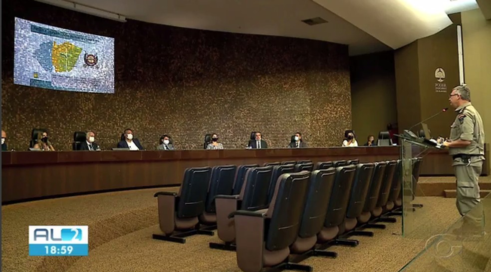 Mais de 7 mil policiais vão trabalhar durante as Eleições 2020 em Alagoas — Foto: Reprodução TV Gazeta