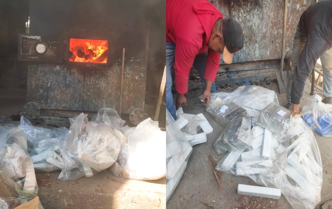 Polícia Civil incinera quase meia tonelada de drogas apreendida na região de Avaré