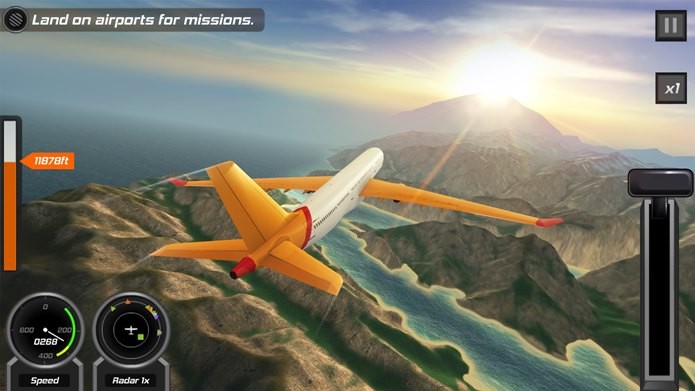 Simulador de voo que qualquer um pode experimentar e brincar (Foto: Divulgação)