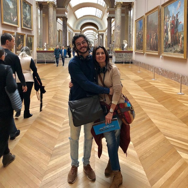 Túlio Gadêlha e Fátima Bernardes em Paris (Foto: Reprodução/Instagram)