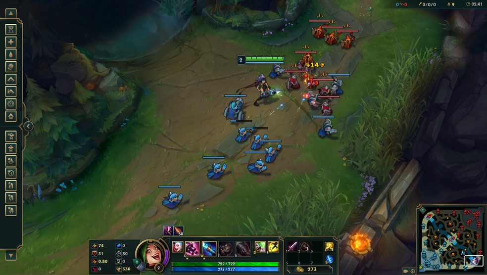 O farm também tem grande importância para o Atirador em League of Legends (Foto: Reprodução/Victor de Abreu)