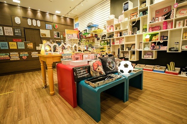 Loja da Love Gifts: franquia oferece modelo home office, que pode ser instalado em cidades pequenas (Foto: Divulgação)