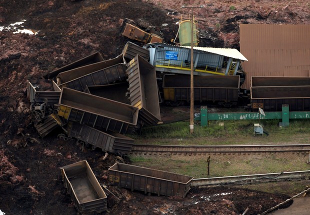 Visão geral de barragem da Vale que rompeu em Brumadinho, Minas Gerais (Foto: REUTERS/Washington Alves)