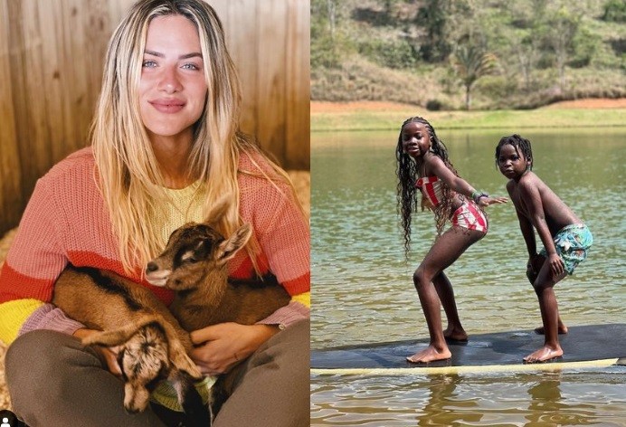 Giovanna Ewbank está no Ranch D'a Montanha, em Membeca, Rio de Janeiro, com a família: 'Vamos respirar, no meio do mato' — Foto: Reprodução/Instagram