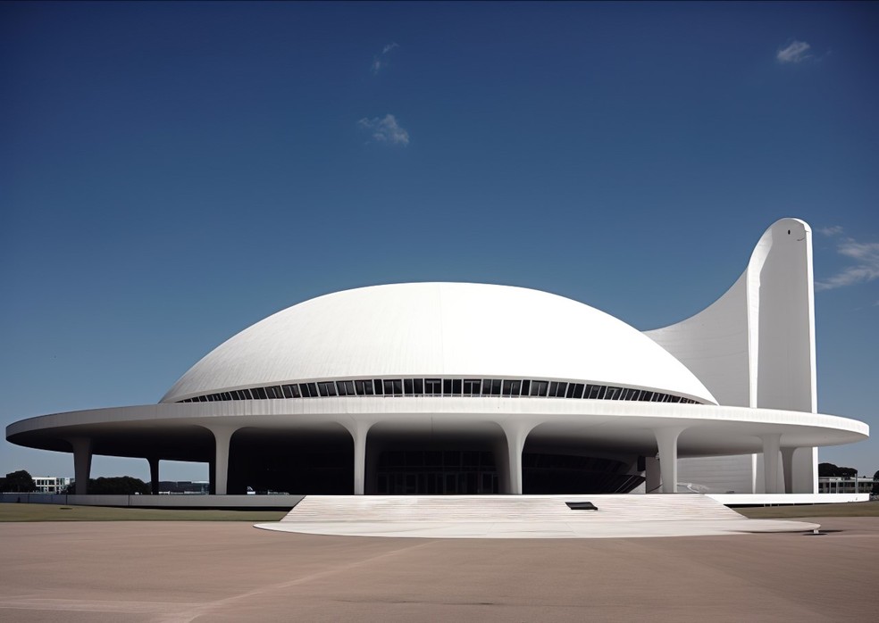 Obra da exposição "Brasília, Enfim" — Foto: Divulgação