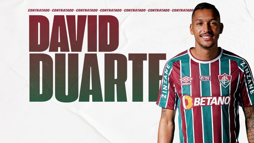 Anncio David Duarte, Fluminense  Foto: Divulgao FFC