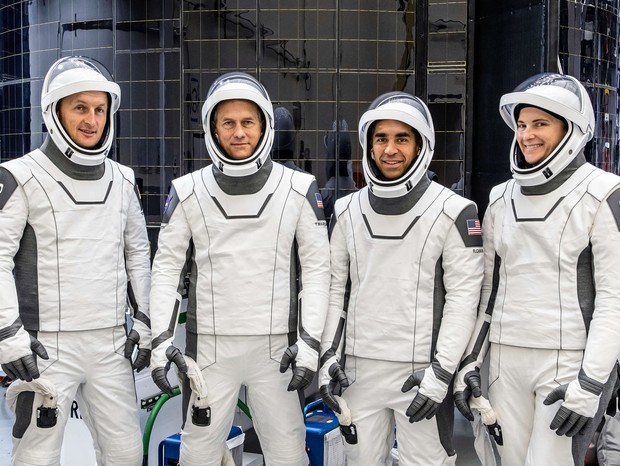 Quem são os 4 astronautas que embarcam na ISS e o que farão por lá (Foto: NASA)