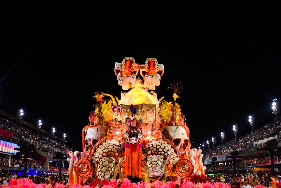 Desfile da Imperatriz Leopoldinense no Carnaval 2023 na íntegra está disponível no Globoplay; saiba como rever gratuitamente — Foto: Divulgação/Diego Mendes/Imprensa Rio Carnaval