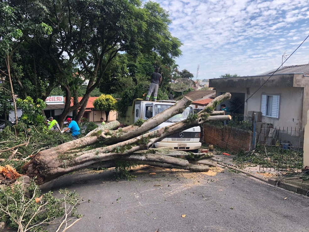 Chuva forte causa estragos em Itatiba | Sorocaba e Jundiaí | G1