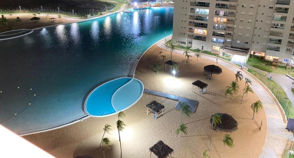 Confusão em condomínio de alto padrão aconteceu na noite desta quinta-feira — Foto: Divulgação