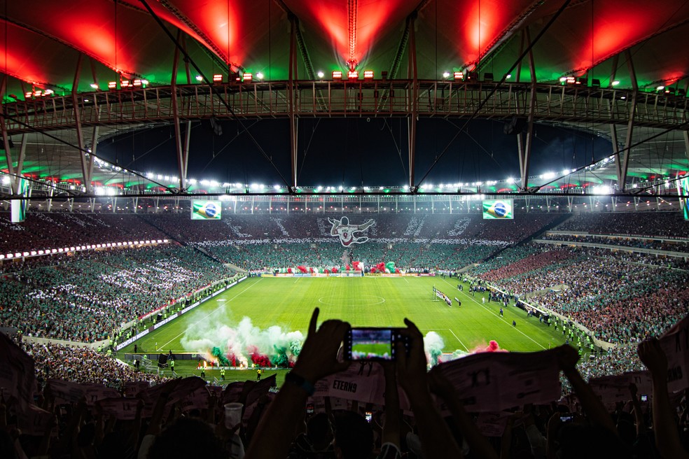 Último encontro do Fluminense com o Maracanã foi na despedida de Fred — Foto: Leonardo Brasil/Fluminense 