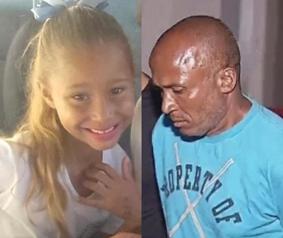 Emanuelle de 8 anos foi morta a facadas por vizinho, em Chavantes — Foto: Reprodução/Facebook/TV TEM