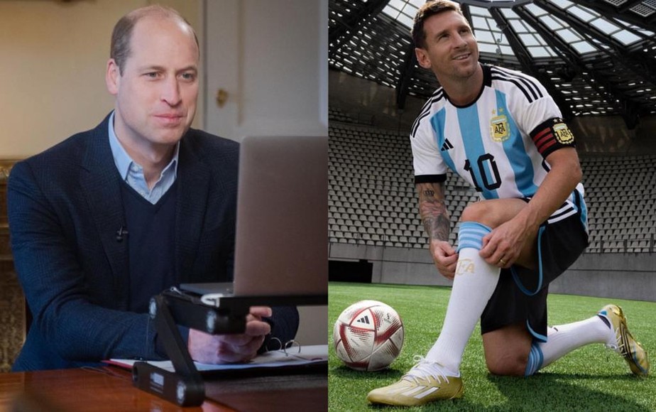 Príncipe William elogiou Lionel Messi