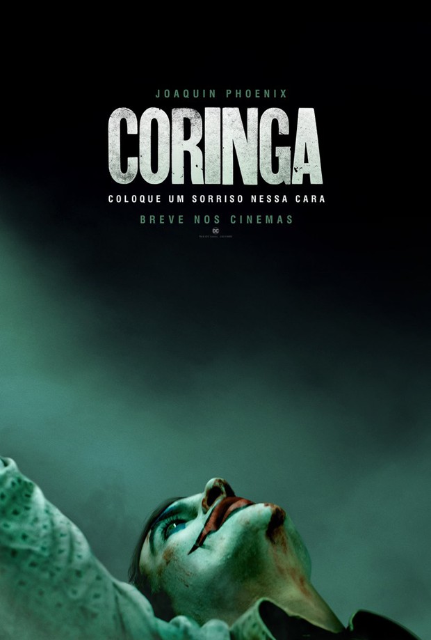 Joaquin Phoenix no pôster de Coringa (Foto: Reprodução Twitter)