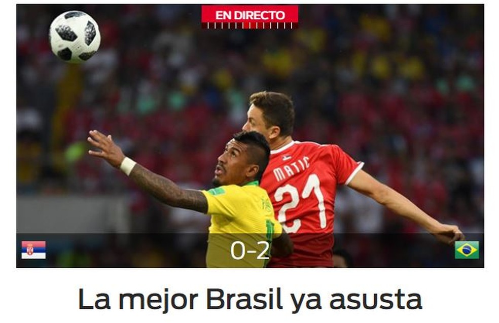 Sport Brasil x Sérvia (Foto: Reprodução)