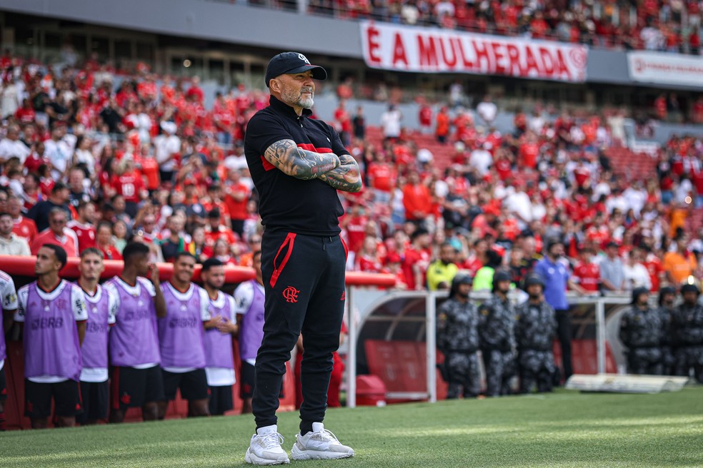 sampaoli, flamengo, inter — Foto: Maxi Franzoi/AGIF