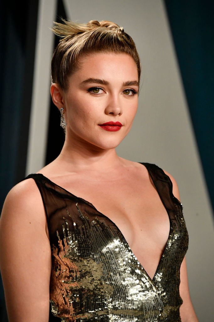 BEVERLY HILLS, CALIFORNIA - FEBRUARY 09: Florence Pugh attends the 2020 Vanity Fair Oscar Party hosted by Radhika Jones at Wallis Annenberg Center for the Performing Arts on February 09, 2020 in Beverly Hills, California. (Photo by Frazer Harrison/Getty I (Foto: Getty Images)