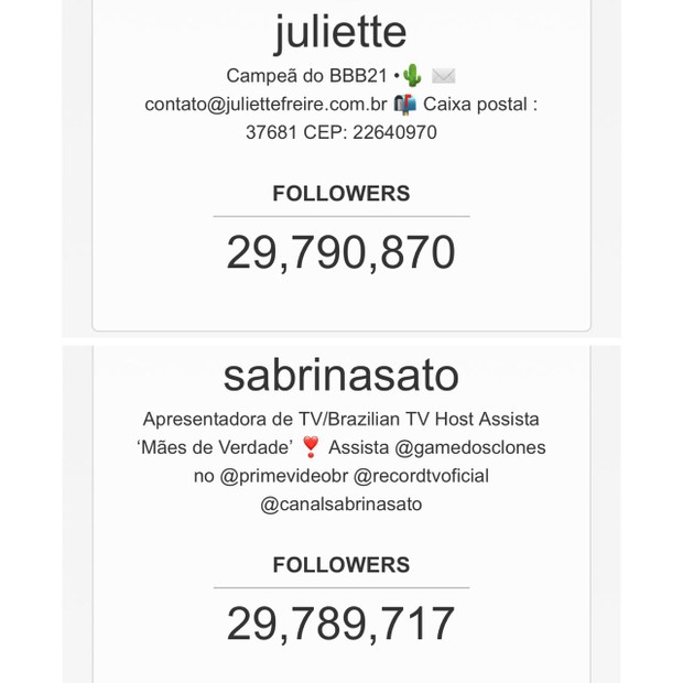 Juliette Freire se torna a ex-BBB mais seguida do Instagram (Foto: Reprodução/Instagram)