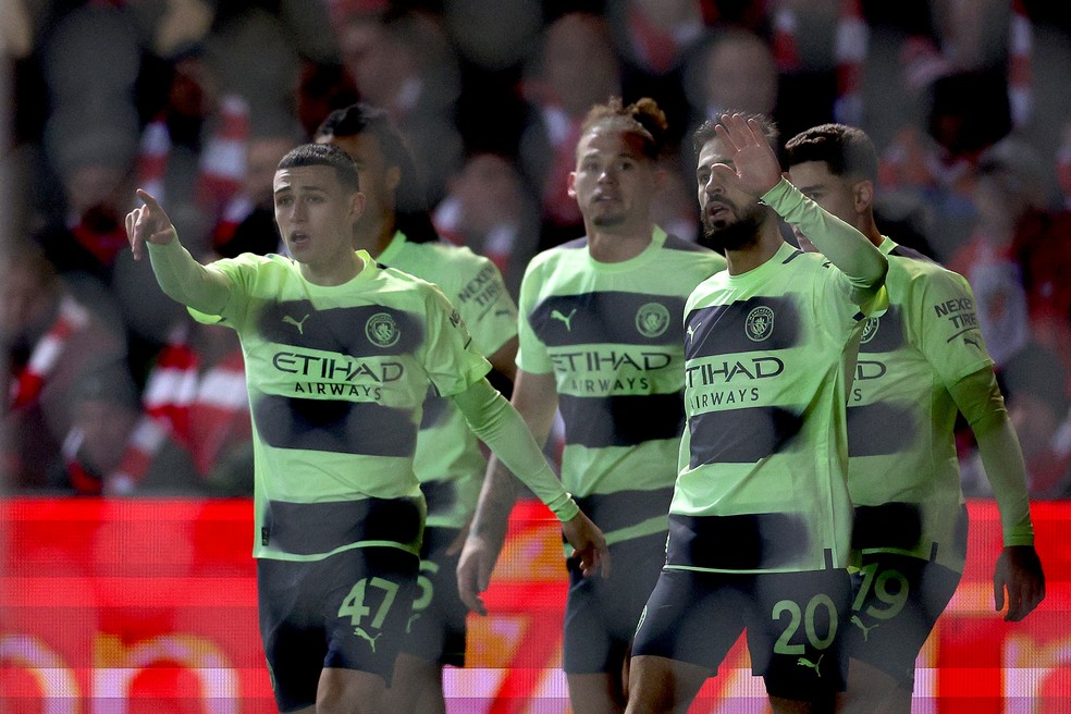 Manchester City x Bristol City — Foto: AFP