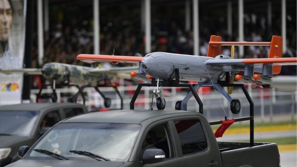 A Venezuela é o primeiro país da América Latina a revelar ter drones armados — Foto: GETTY IMAGES/via BBC