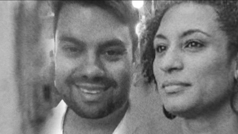 Marielle e Anderson Gomes, mortos em 14 de  março de 2018 — Foto: Reprodução