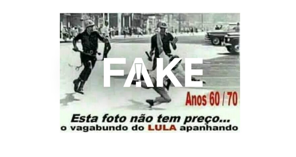 E Fake Que Lula Foi Retratado Apanhando De Policiais Em Uma Das Fotos Mais Famosas Da Ditadura Fato Ou Fake G1