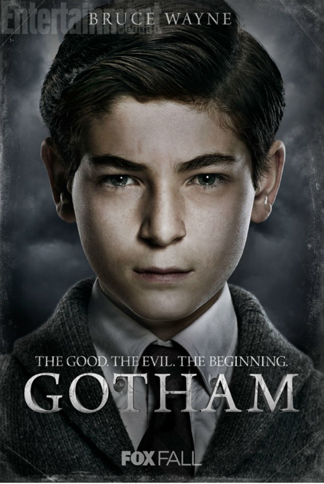 Pôster da série 'Gotham' - Bruce Wayne (Foto: Divulgação)