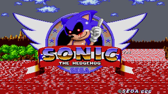 Sonic the Hedgehog vira uma história de terror em Sonic.exe (Foto: Reprodução/Know Your Meme)