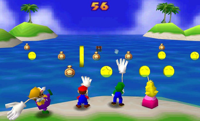 Mario Party trazia muitos minigames divertidos em uma estrutura de jogo de tabuleiro no Nintendo 64 (Foto: Reprodução/GameFaqs) (Foto: Mario Party trazia muitos minigames divertidos em uma estrutura de jogo de tabuleiro no Nintendo 64 (Foto: Reprodução/GameFaqs))