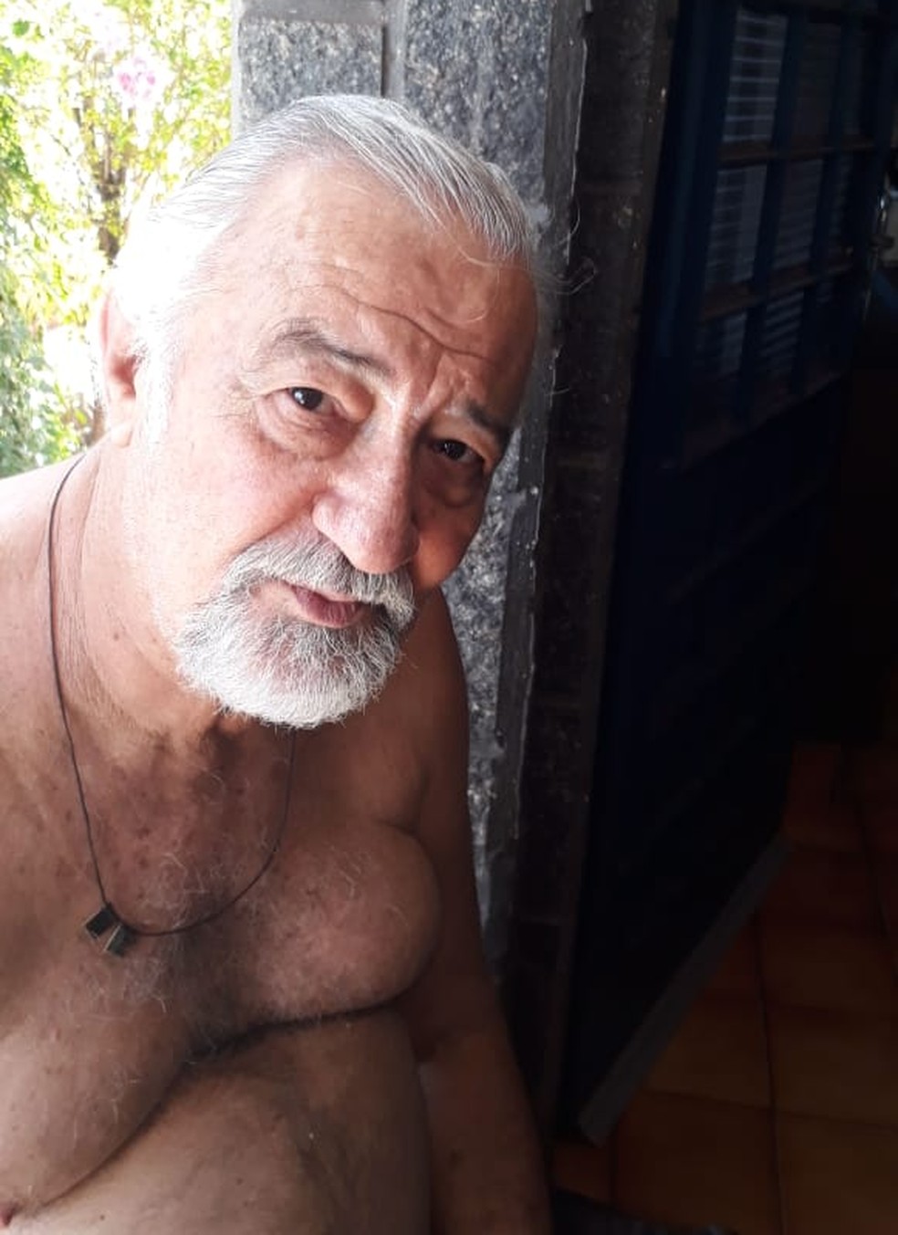 Leonildo tem 68 anos e está internado no Hospital Estadual de Bauru — Foto: Arquivo pessoal/Carlos Eduardo Fendel