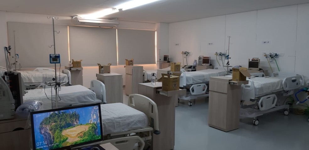 Novos leitos de UTI do Hospital de Base foram liberados pelo Ministério da Saúde — Foto: Divulgação