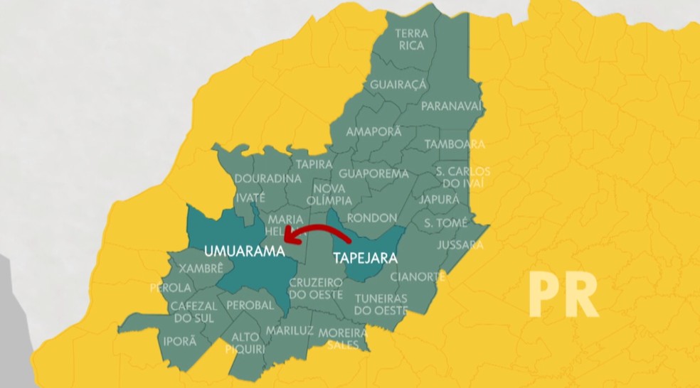 Cidade do noroeste paranaense conta com rodeio e águas cristalinas de