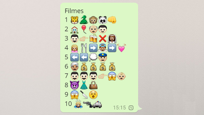 Emojis Filmes (Foto: Reprodução/Isabela Giantomaso)