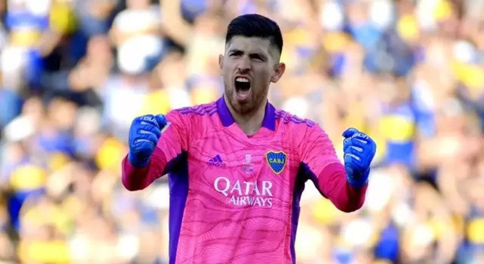 O goleiro Agustín Rossi no Boca Juniors — Foto: Divulgação/Boca Juniors