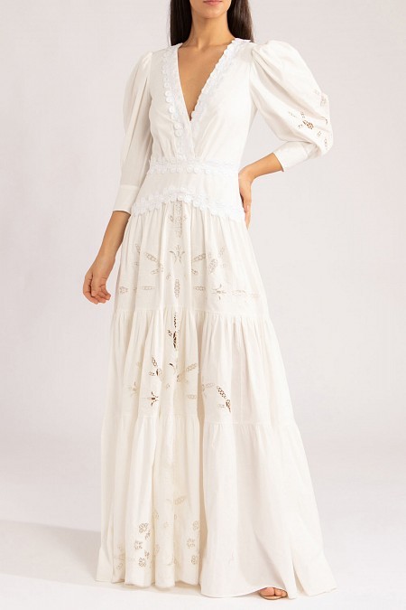 Como comprar um vestido de noiva online: Vestido longo Patricia Bonaldi (Foto: Divulgação)