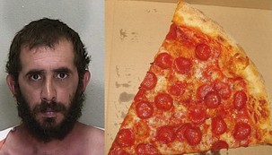 Homem é preso após bater na esposa com fatia de pizza