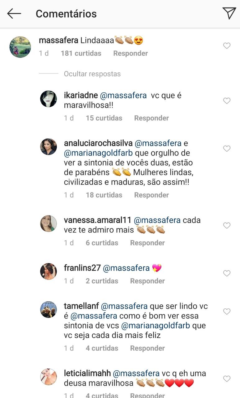 Grazi Massafera elogia Mariana Goldfarb (Foto: Reprodução/Instagram)