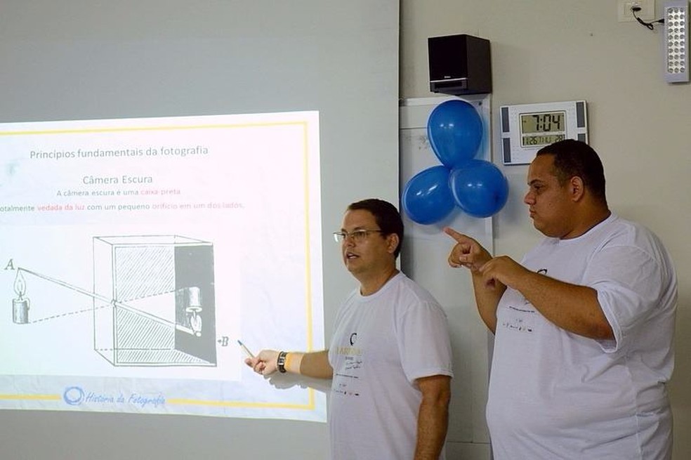 Foto feita durante a edição de 2016 do projeto Narrativas do Silêncio durante uma das aulas (Foto: Narrativas do Silêncio/Divulgação)