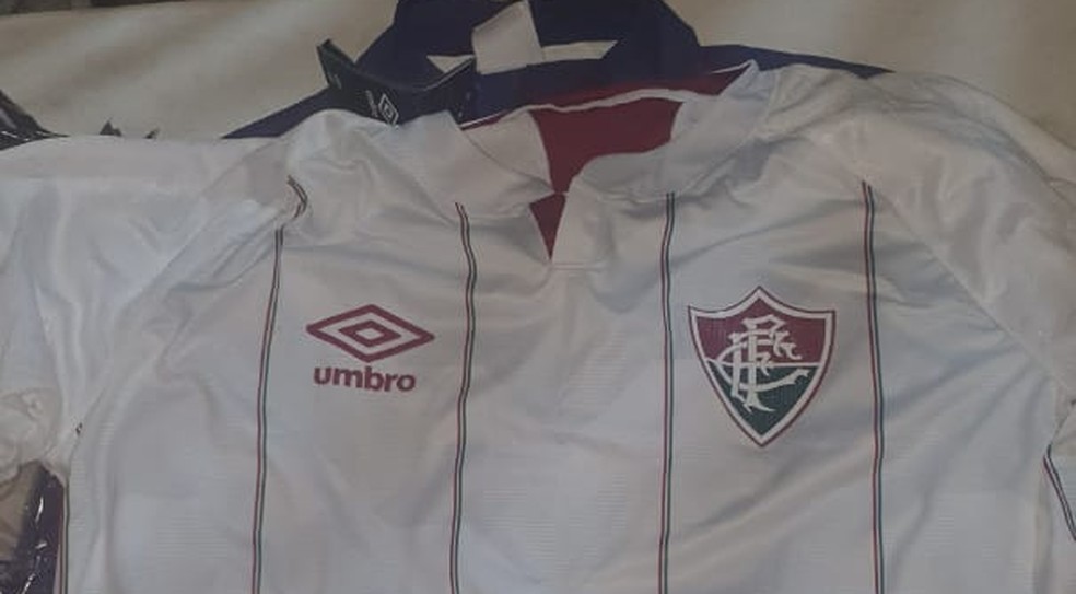 Nova camisa branca do Fluminense — Foto: Reprodução